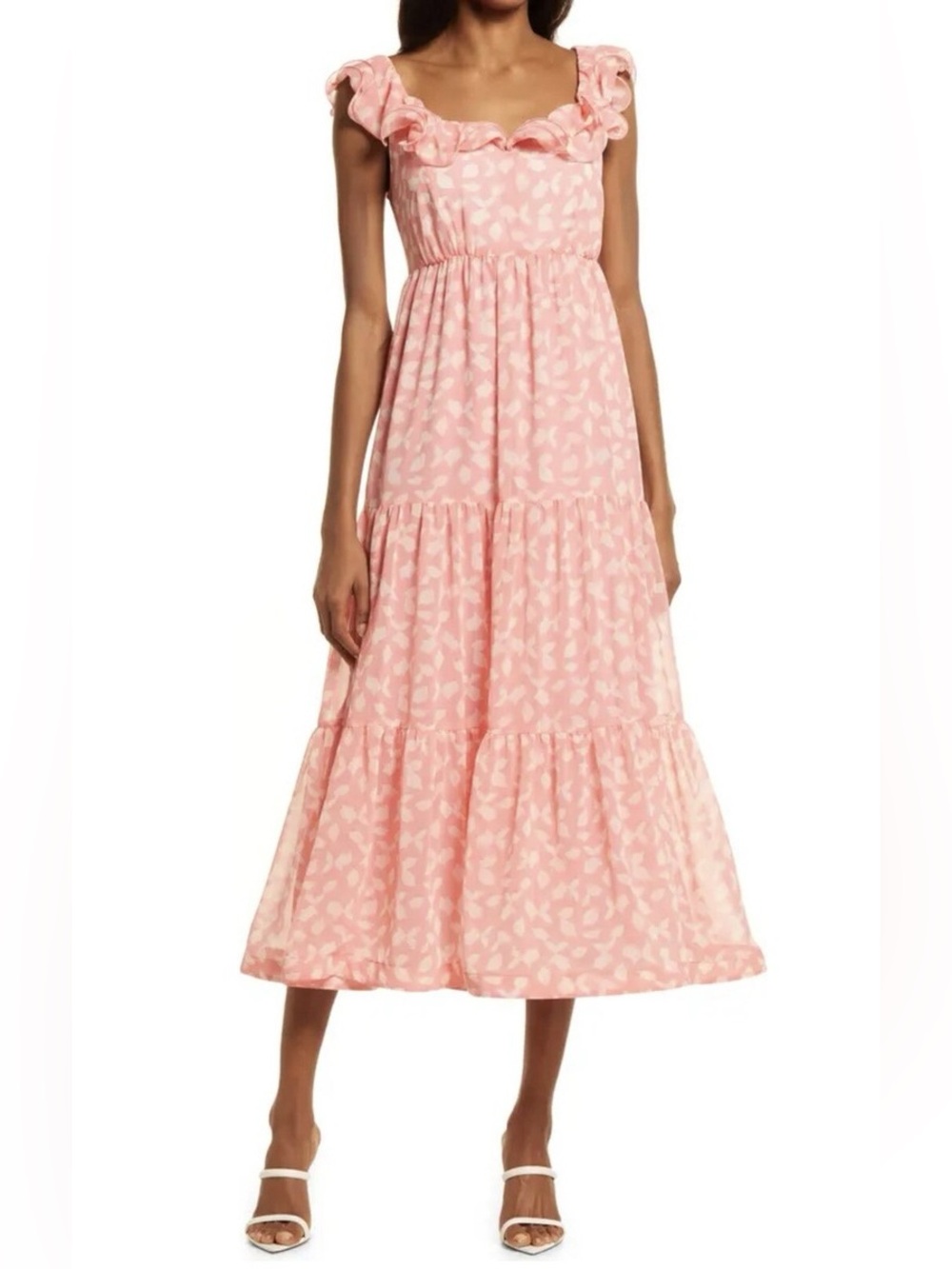 Chelsea28 Ruffled Midi-dress